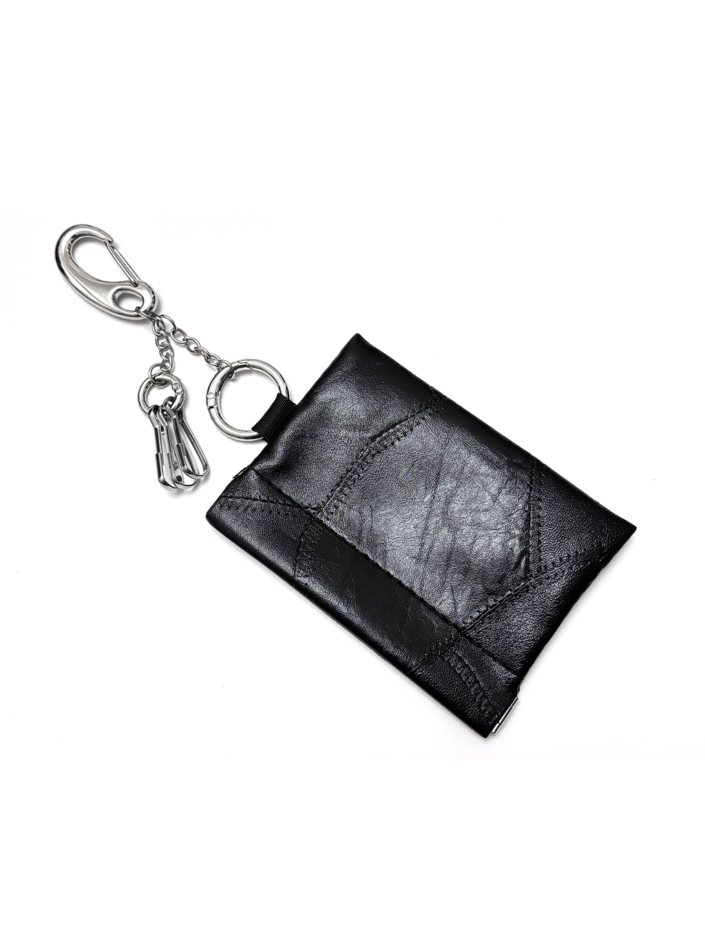 DPOL Snake Pattern Waist Cleanfit Cowhide Card Bag