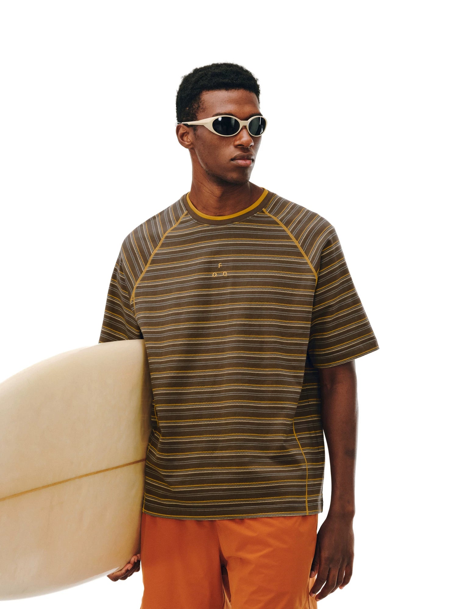 FPA Double Collar Contrasting Stripe Sports Tee