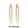 SUMIYAKI Multi-layer Chain Earrings