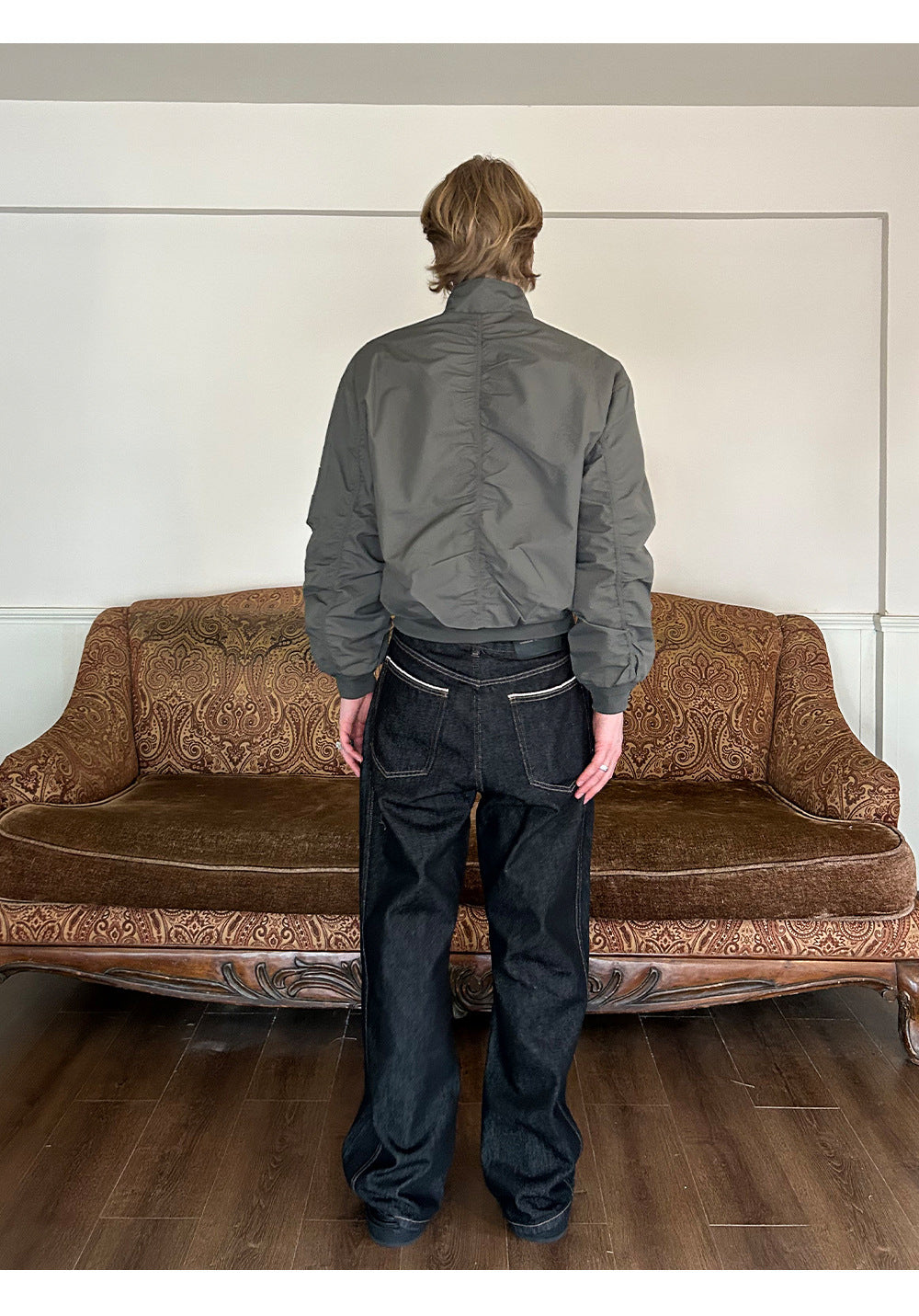 EME Vintage Minimalist Stand-Up Jacket