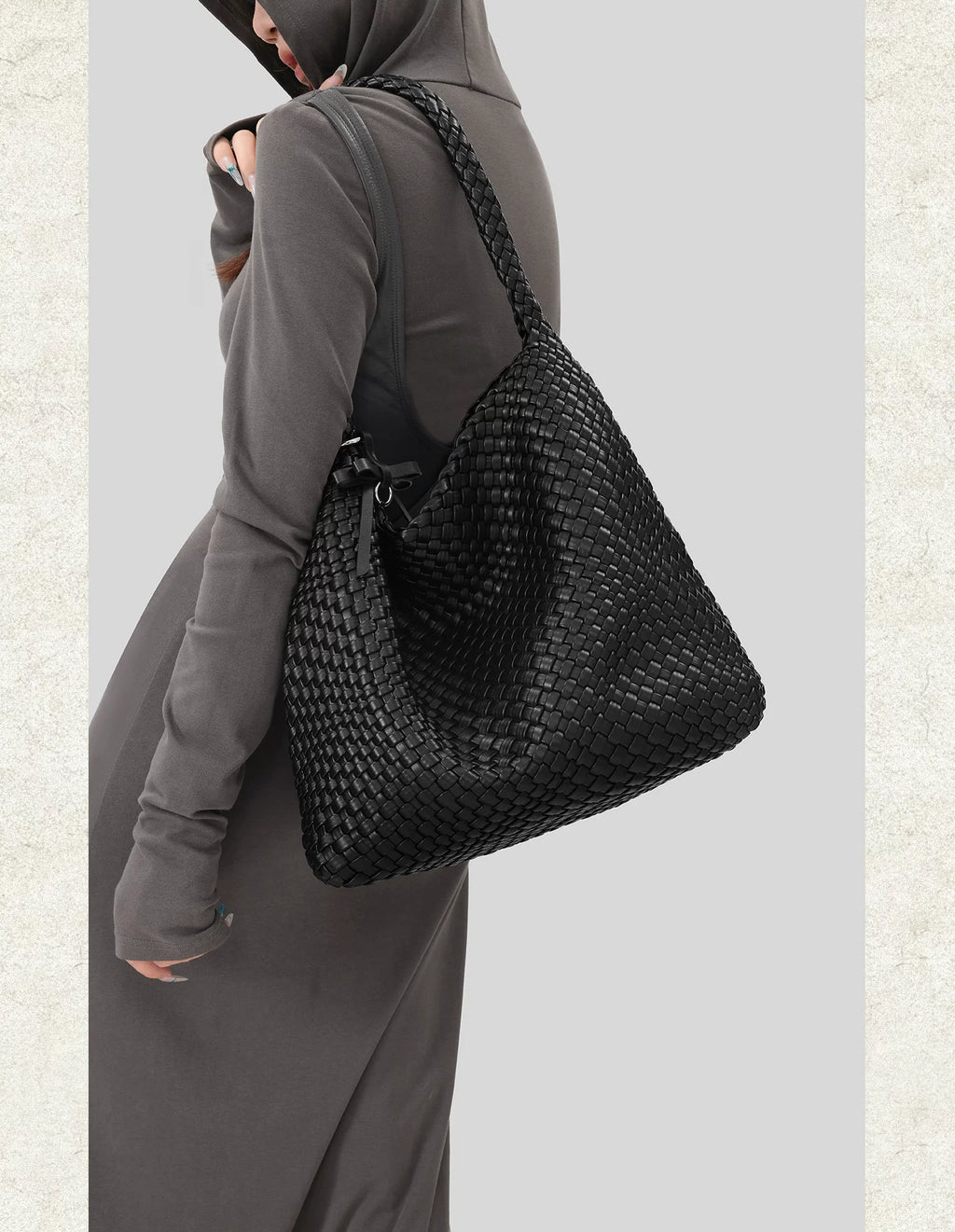 Msmountain Niche Woven Large Capacity Tote Bag