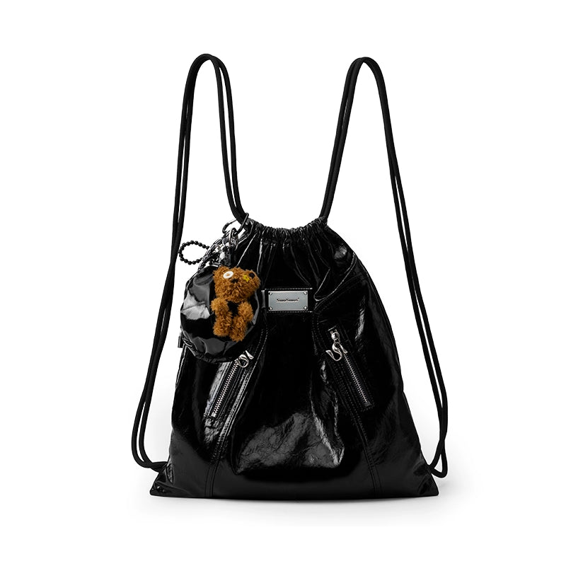 SmoSmos Drawstring Garbage Bag Backpack