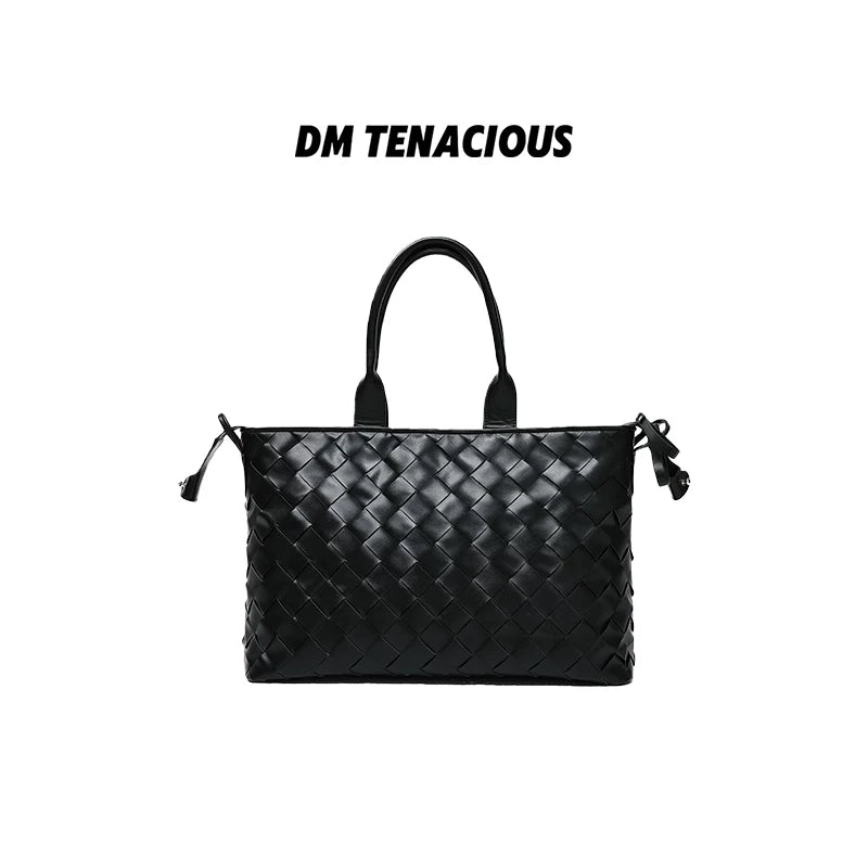 DM Tenacious Premium Vintage Woven Tote Shoulder Bag