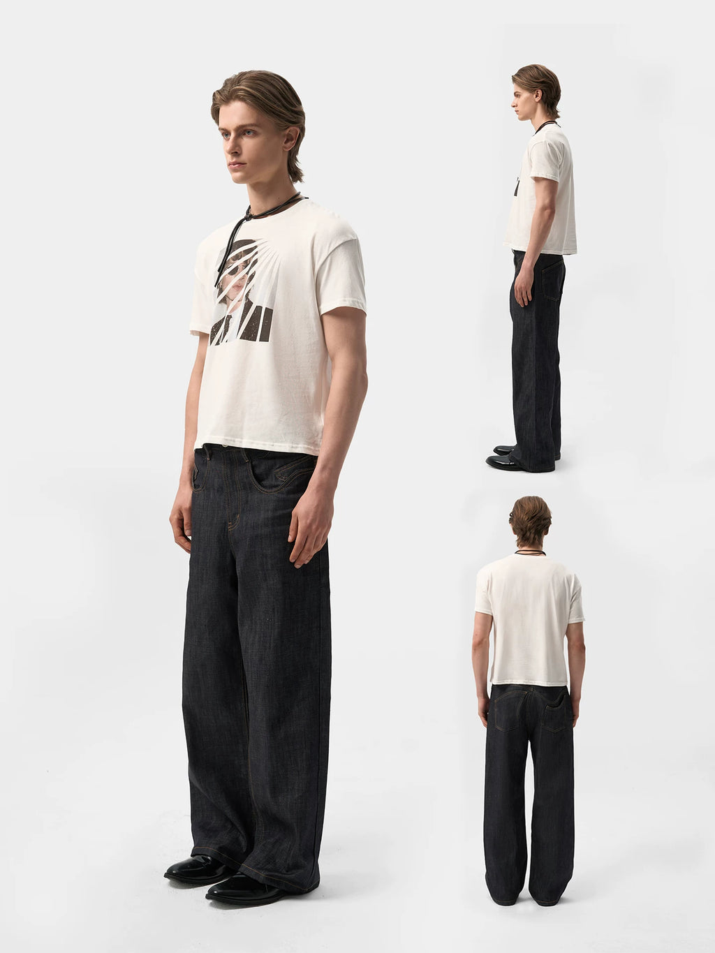 Slight Vogue Old Short Wide Casual Tee