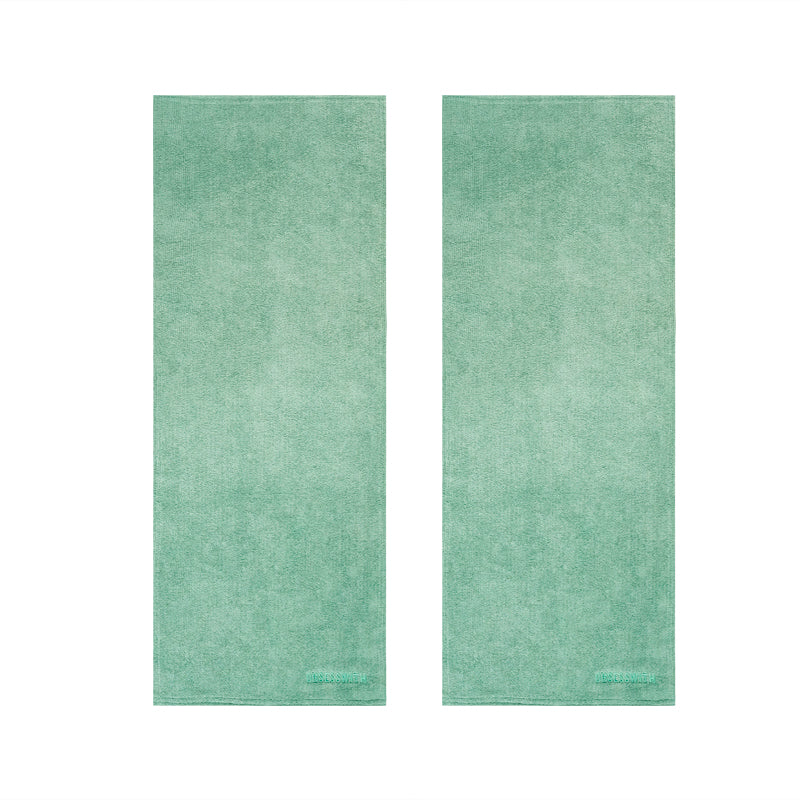 OBSESSWITH two-color embroidered towel