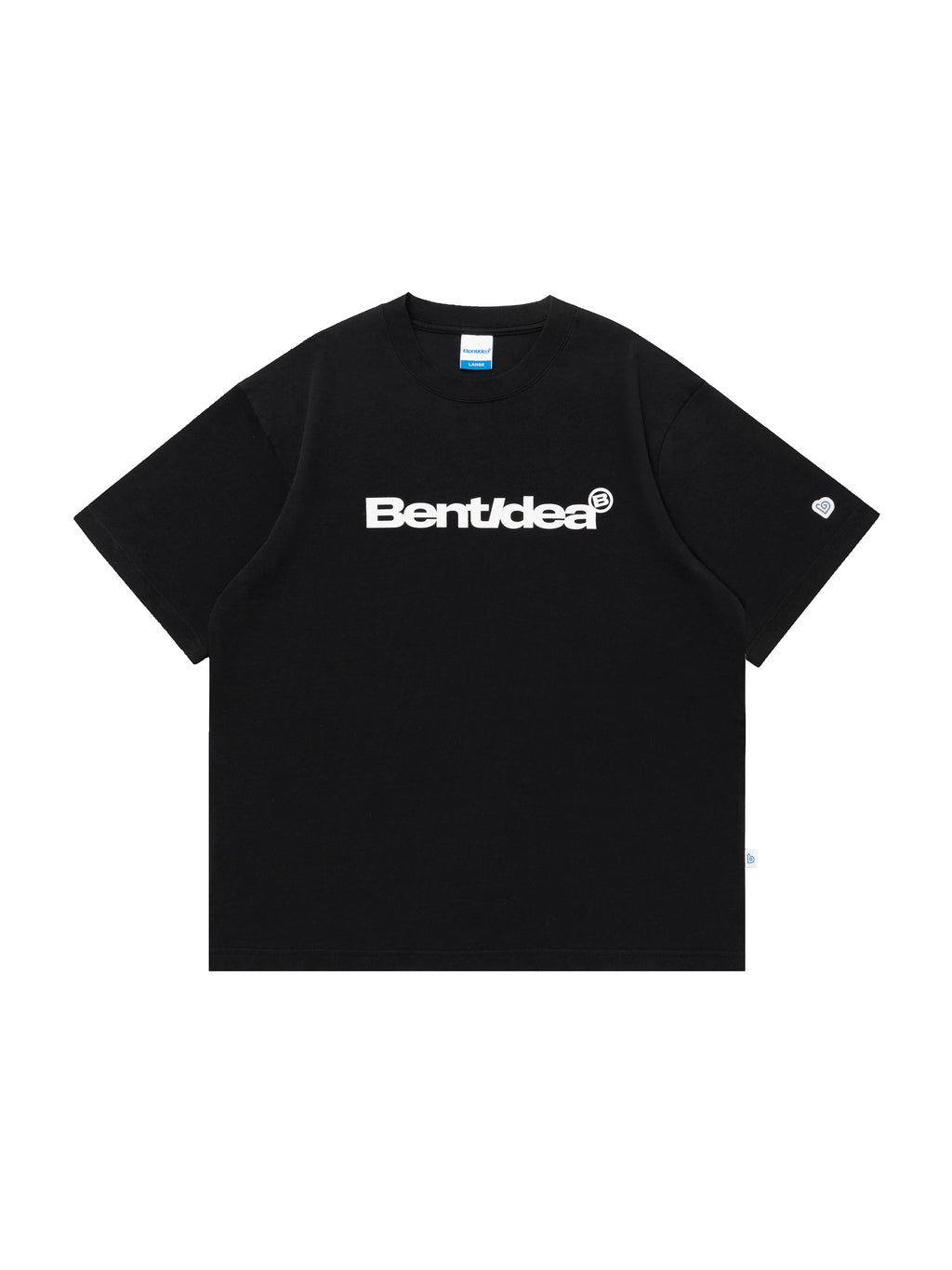 BENT IDEA Letter Print Casual Loose Tee
