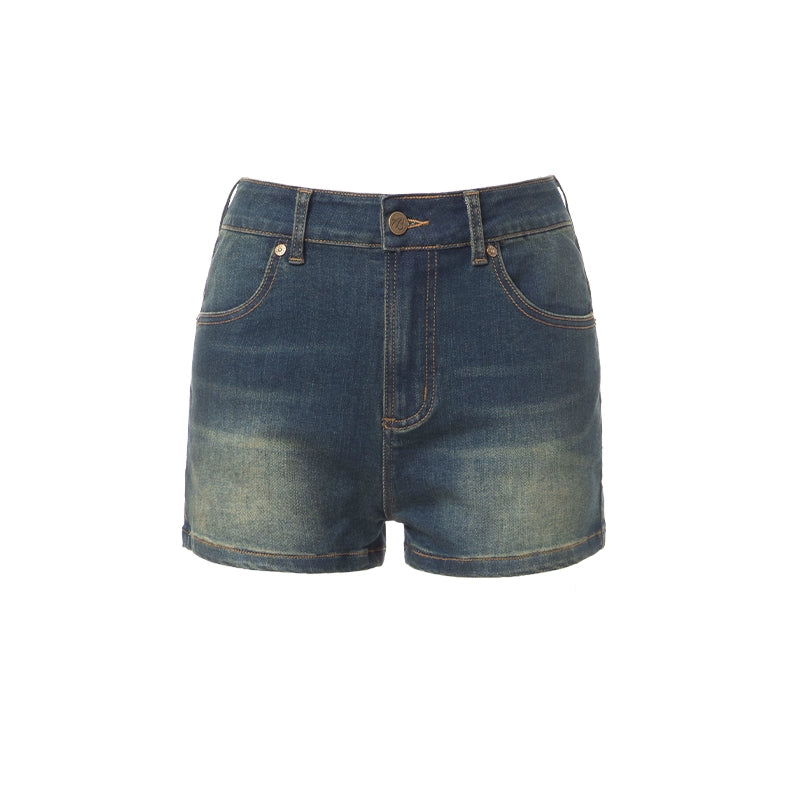 ABMY Sexy Hip-wrapped Denim Shorts