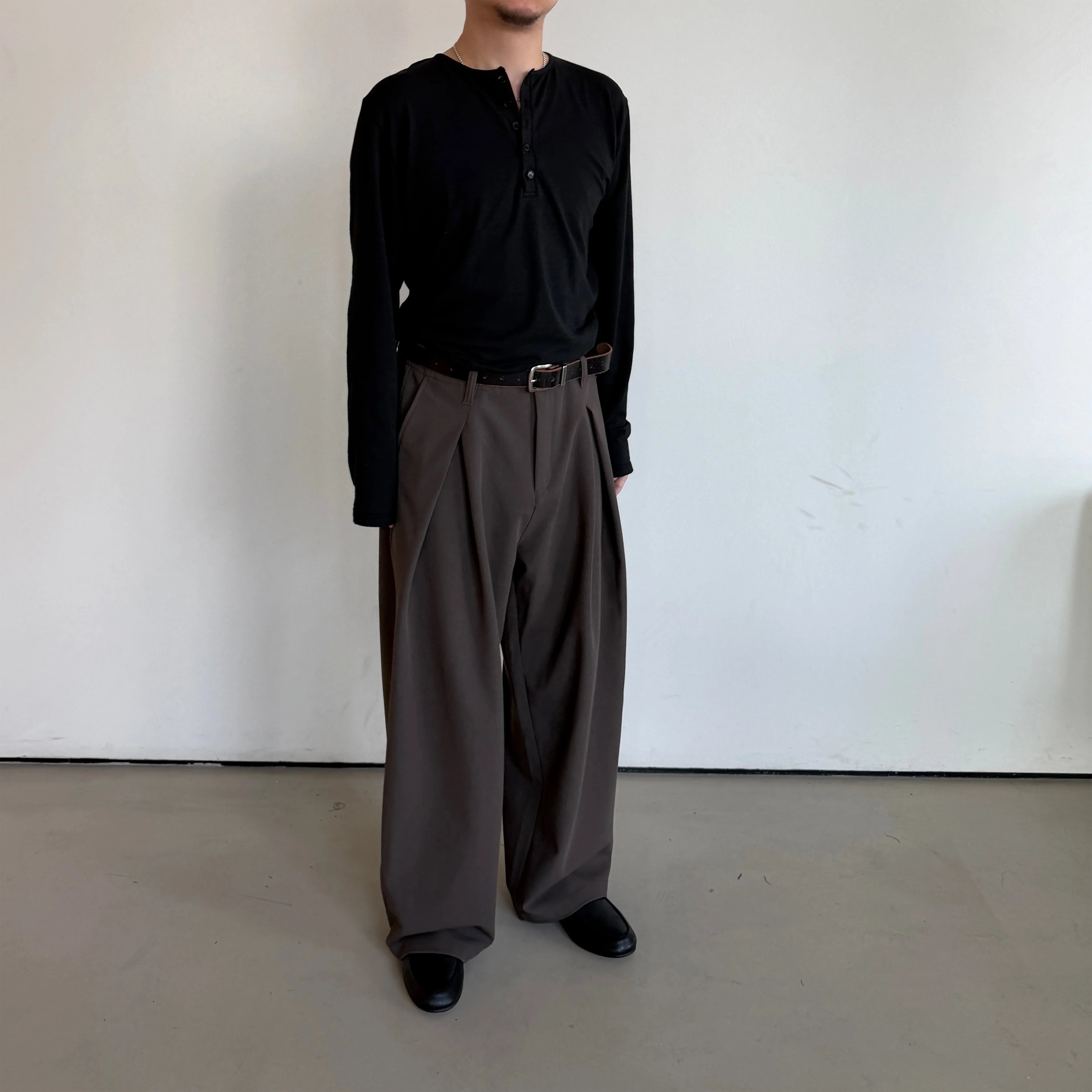 Anniehall Loose Drape Casual Trousers