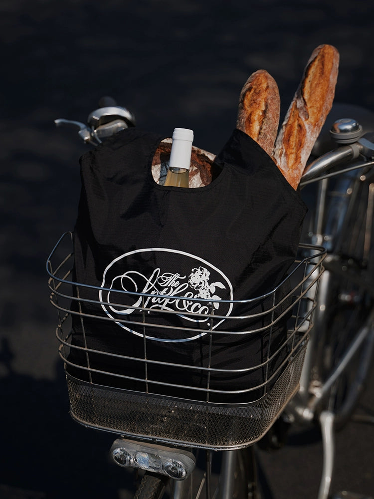SUPERTOFU Classic Retro LOGO Pattern Shopping Bag
