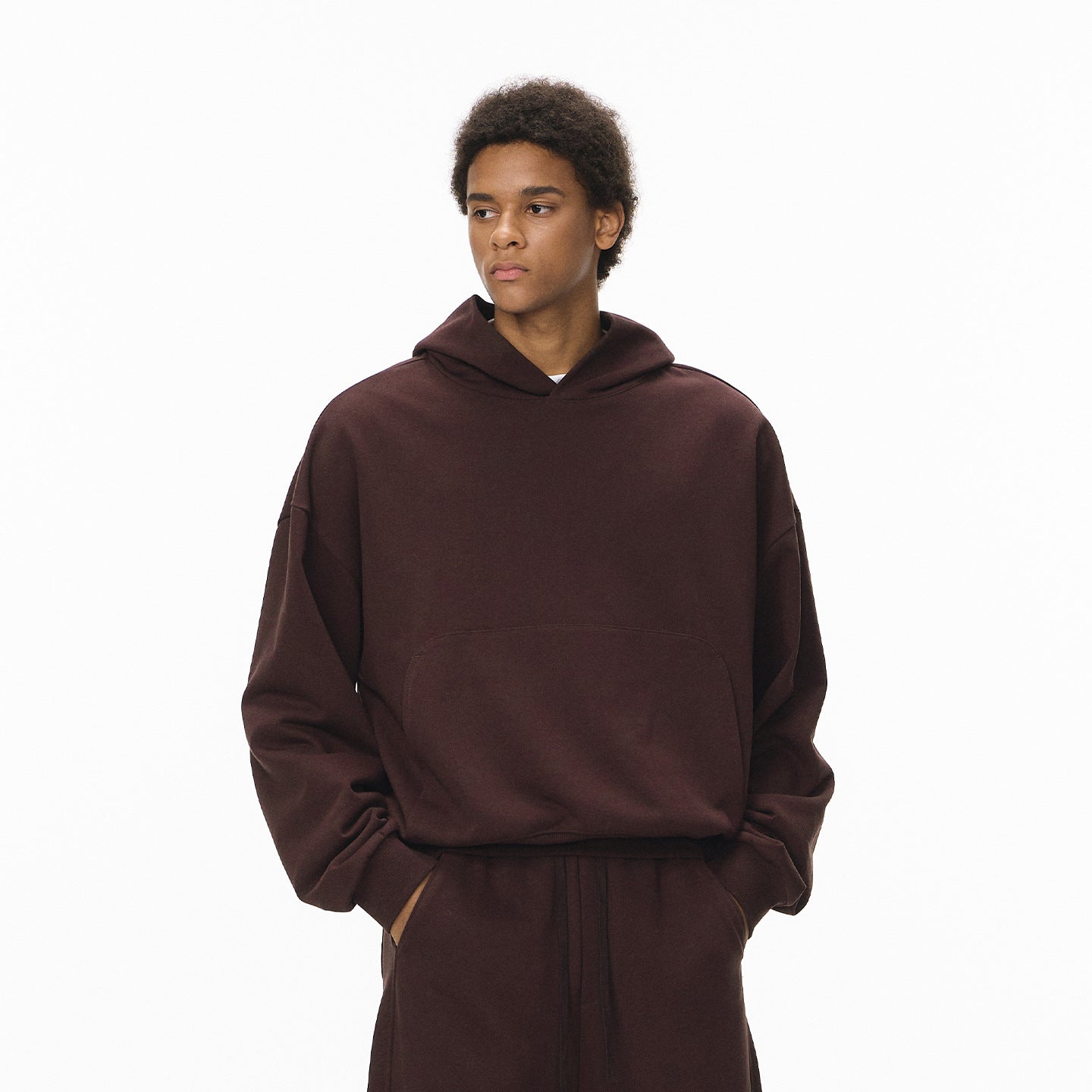 Inflation Dragon Scale Loose Hooded Sweater