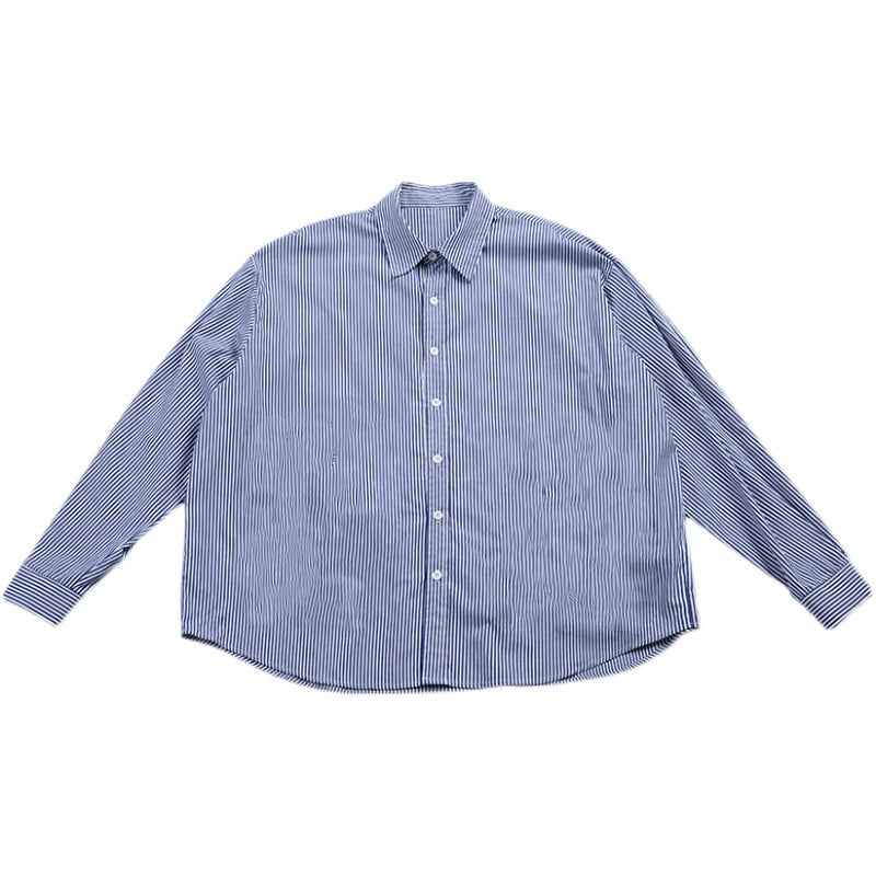 NOEARS Vintage Vertical Stripe Long Sleeve Shirt