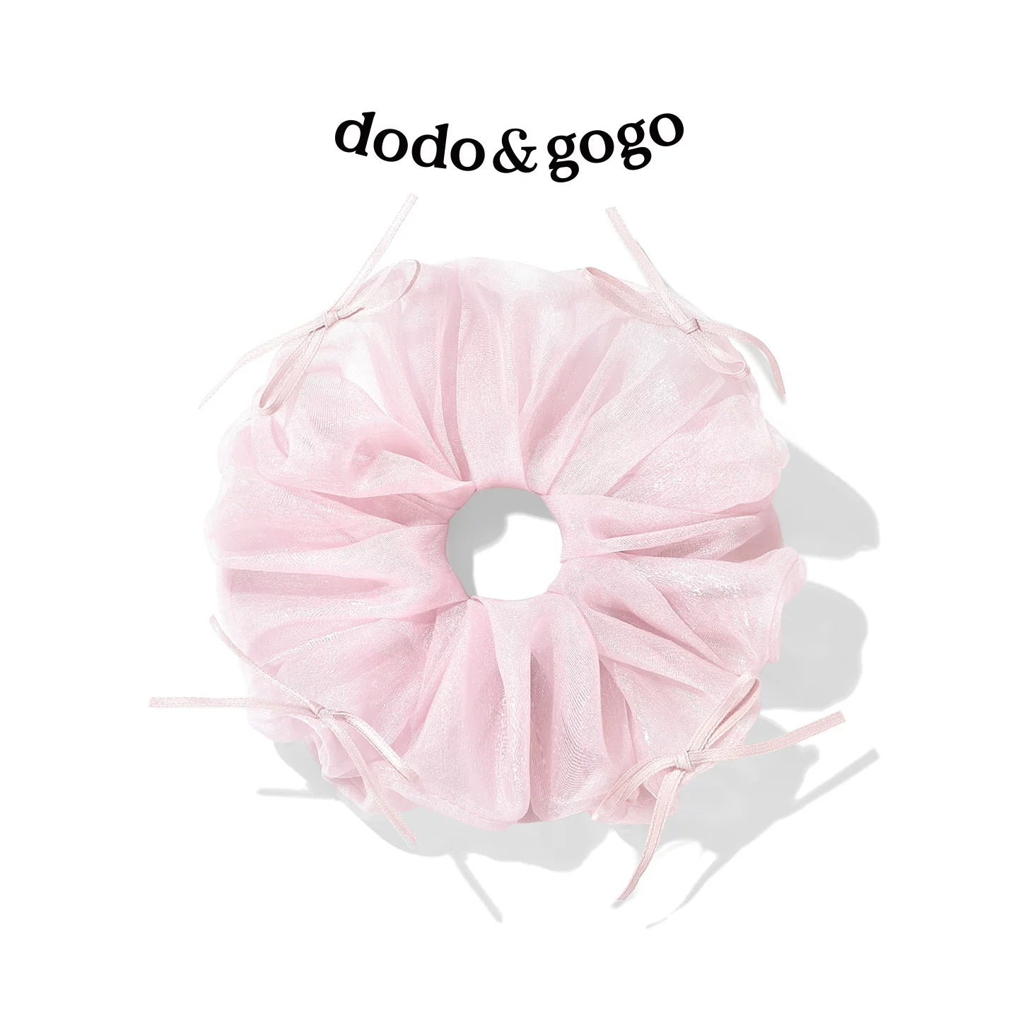 DODOGOGO Mesh Bow Large Intestine Hair Band