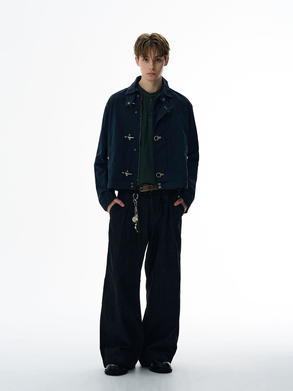 A PUEE Vintage Plane Button Work Jacket