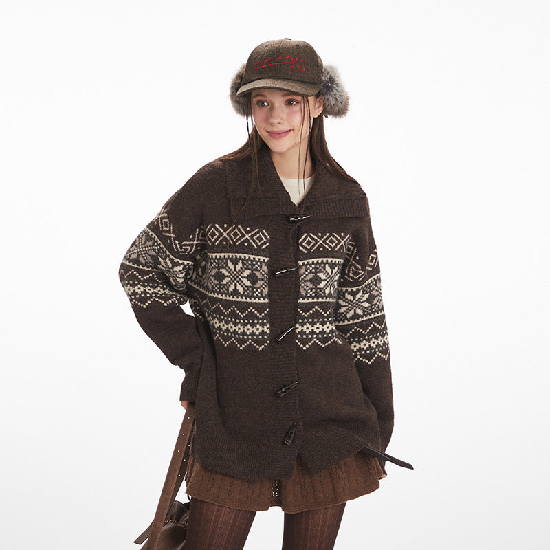 Nariele Loose Lazy Knitted Jacket