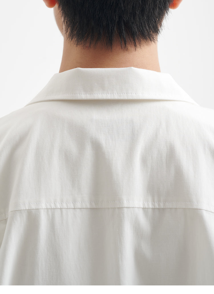 BUTTBILL 25SS Non-sensory water pulp cuban collar shirt