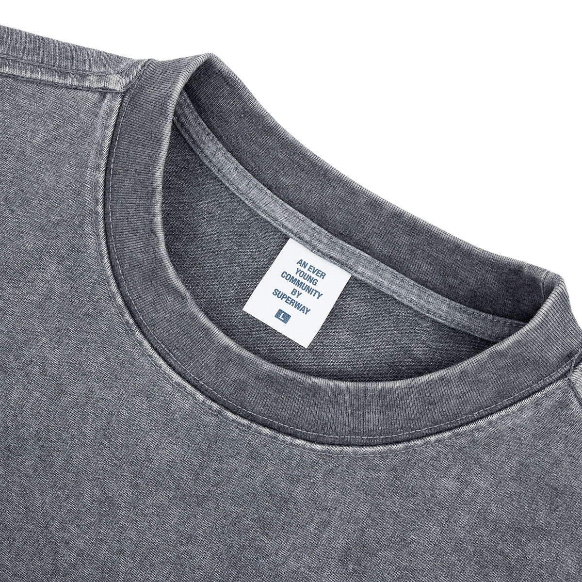 SUPER WAY Retro Simple Casual Tee