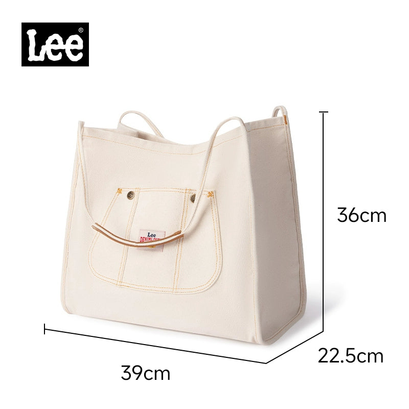 Lee Denim Shoulder Large Capacity Tote Bag