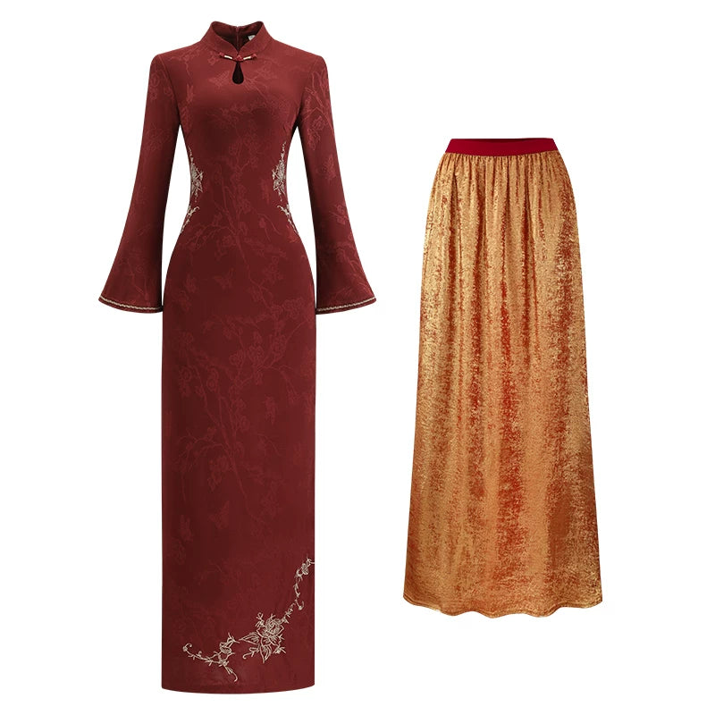 ZIHE Haute Couture Embroidered Dress
