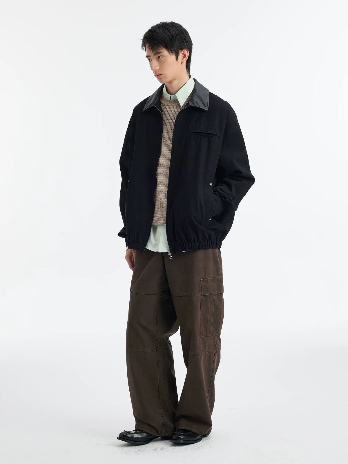 BUTTBILL Vintage Tooling Straight Casual Pants