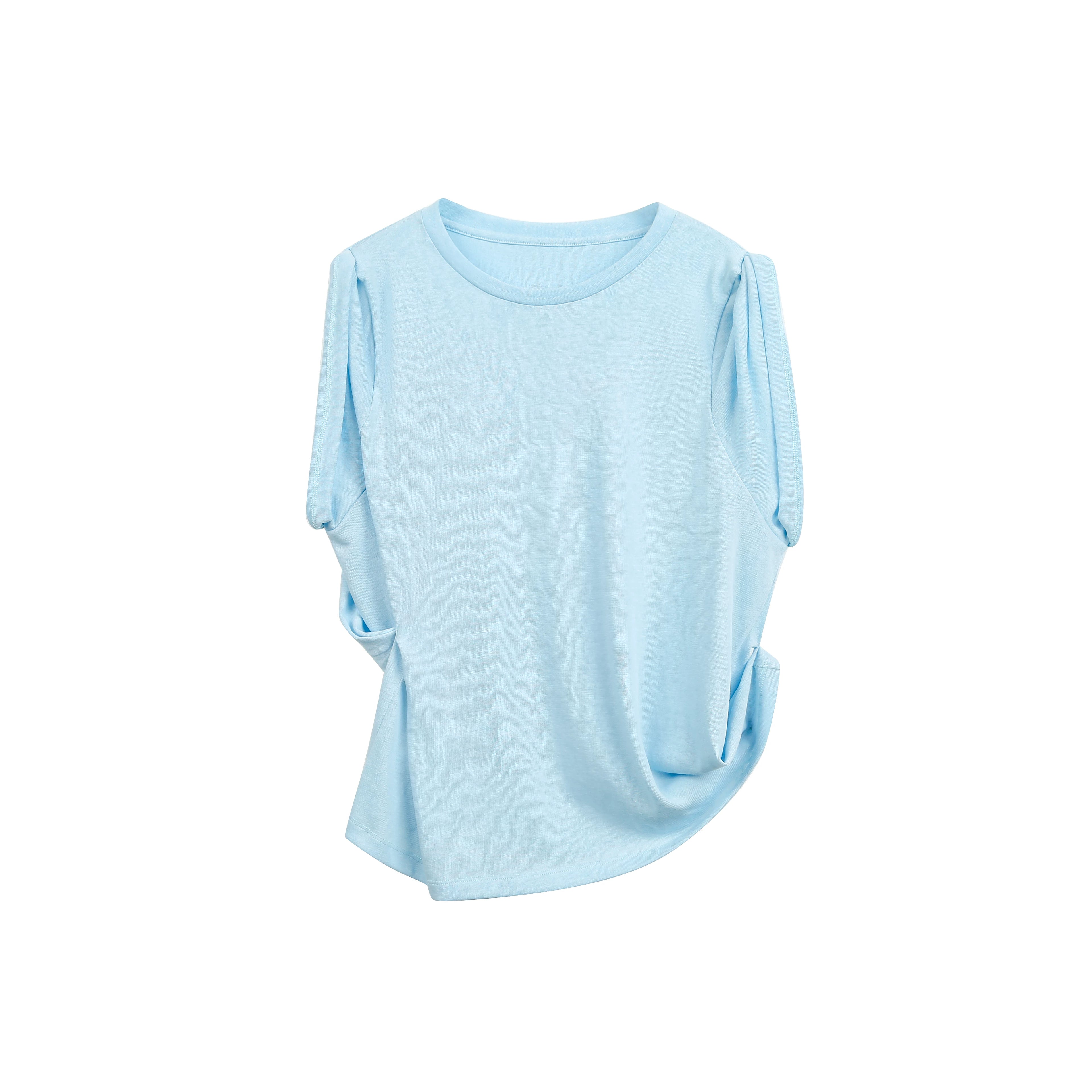 JIKOO Thin Breathable Drape Sleeveless Tee