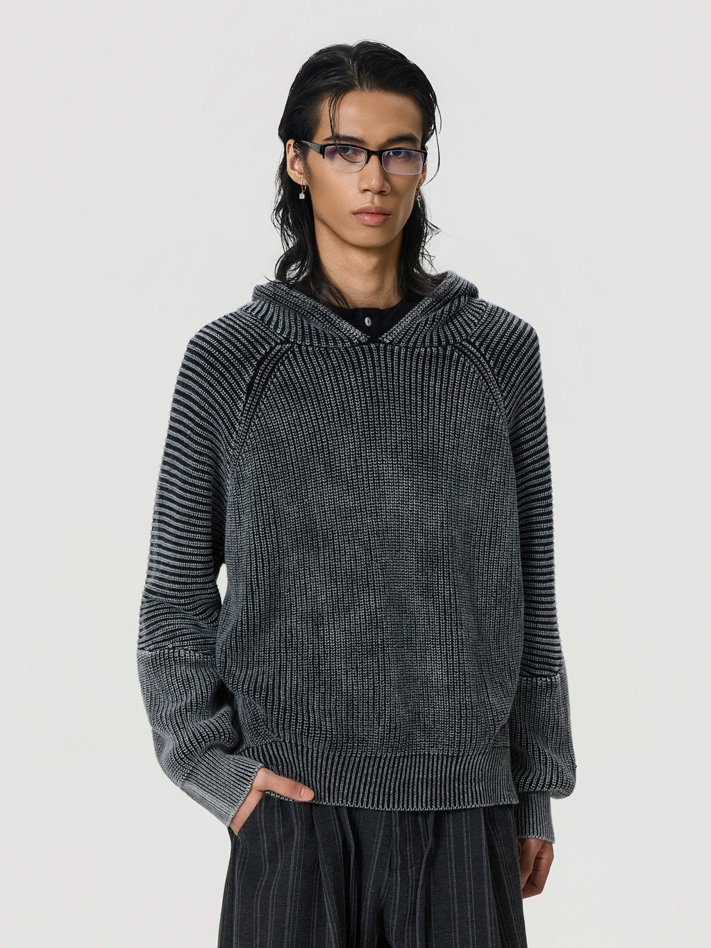 BTSG Slack Casual Knitted Sweater Jacket