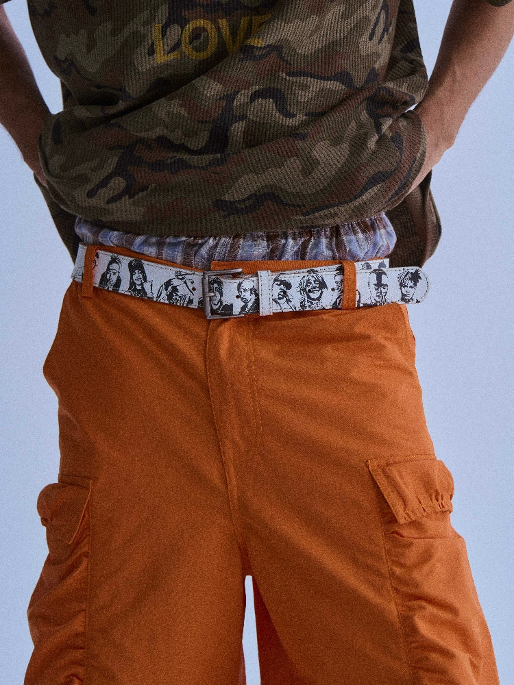 LIBERAFIT Portrait Hand-painted, Genuine Leather Leather Belt