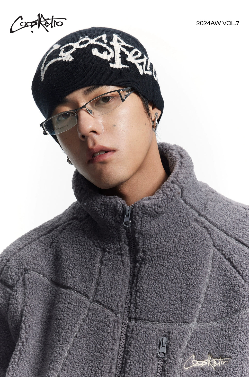 CoosRetro Vintage Versatile Knitted Wool Cap