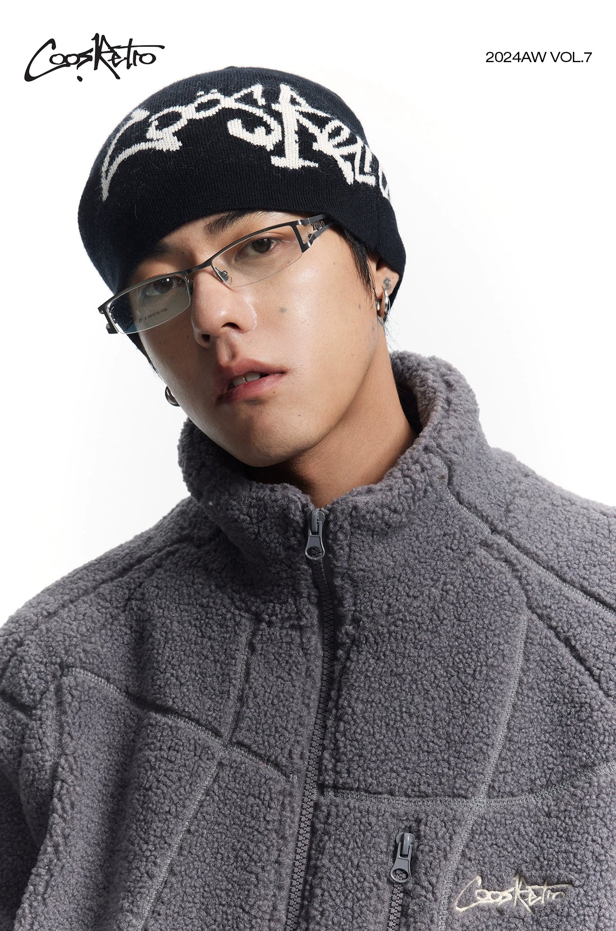 CoosRetro Vintage Versatile Knitted Wool Cap