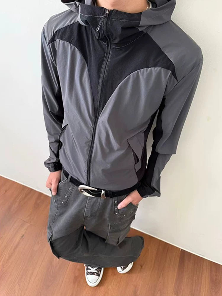 EME Stand-up Collar Casual and Thin Sunscreen Jacket