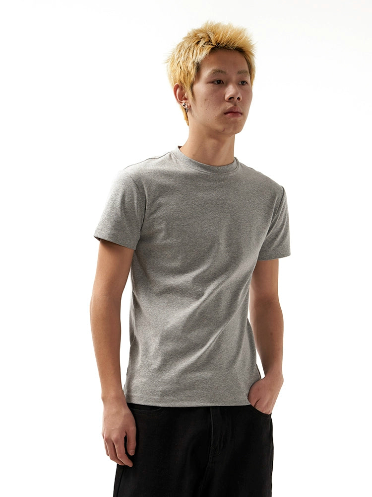 OBSESSWITH Basic Crew Neck Tee
