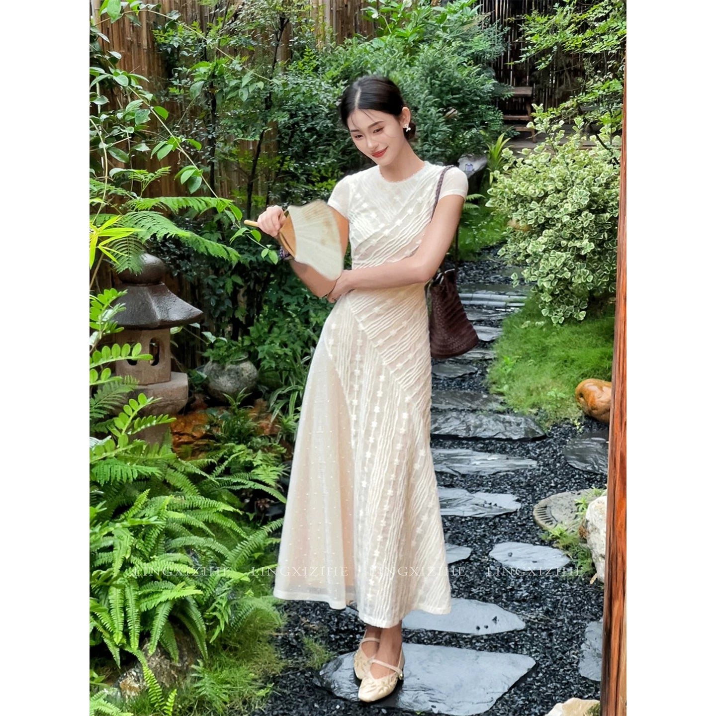 ZIHE Lace Tulle Dress