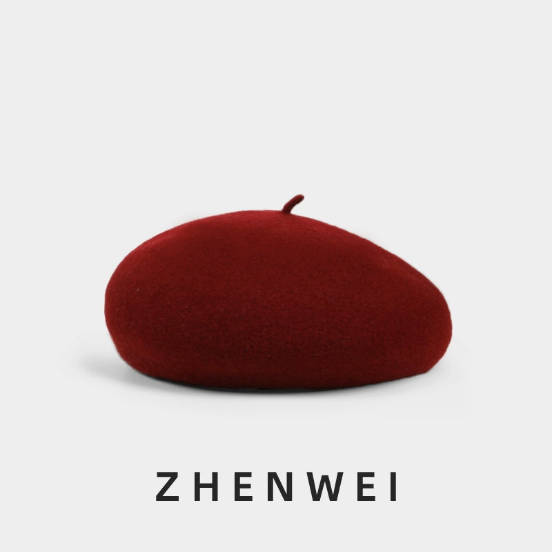 ZHENWEI Premium Full Wool Beret