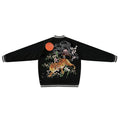 SKAJAN bamboo tiger embroidered baseball jersey jacket