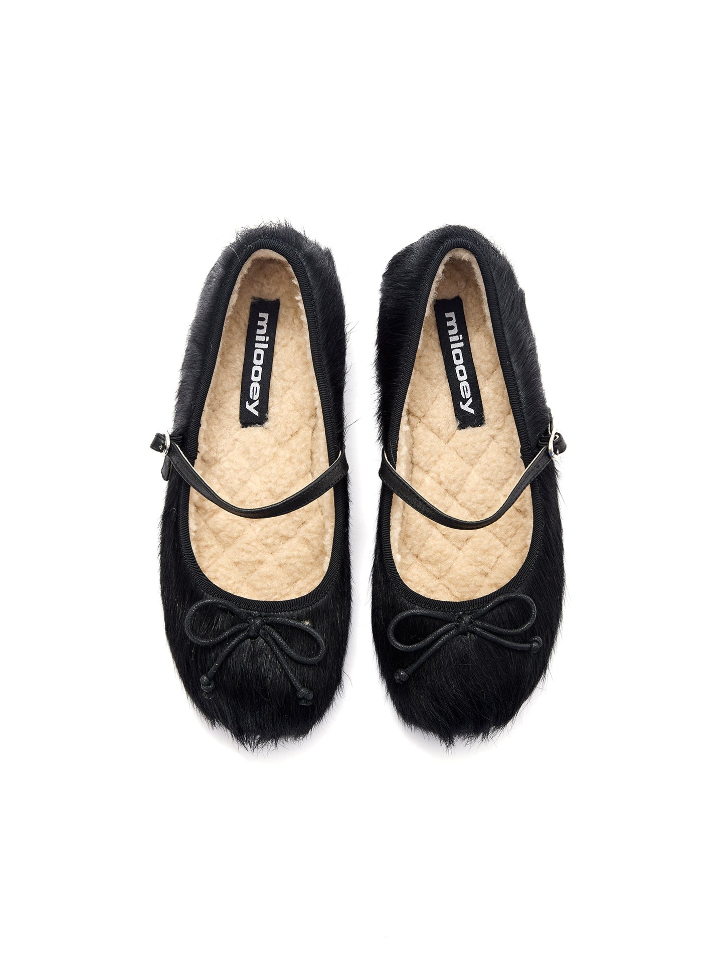 Milooey Small Fragrant Breeze Plush Inner Heightened Mary Jane Single Shoe