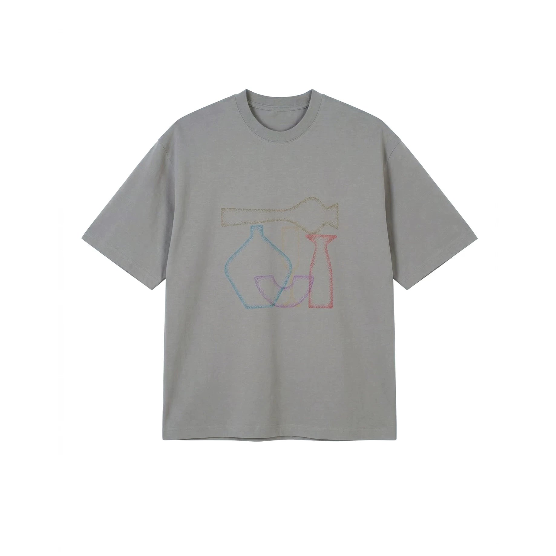 BUTTBILL Loose Gradual Change Casual Tee