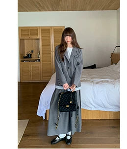 KANO Bow Blazer Skirt Suit