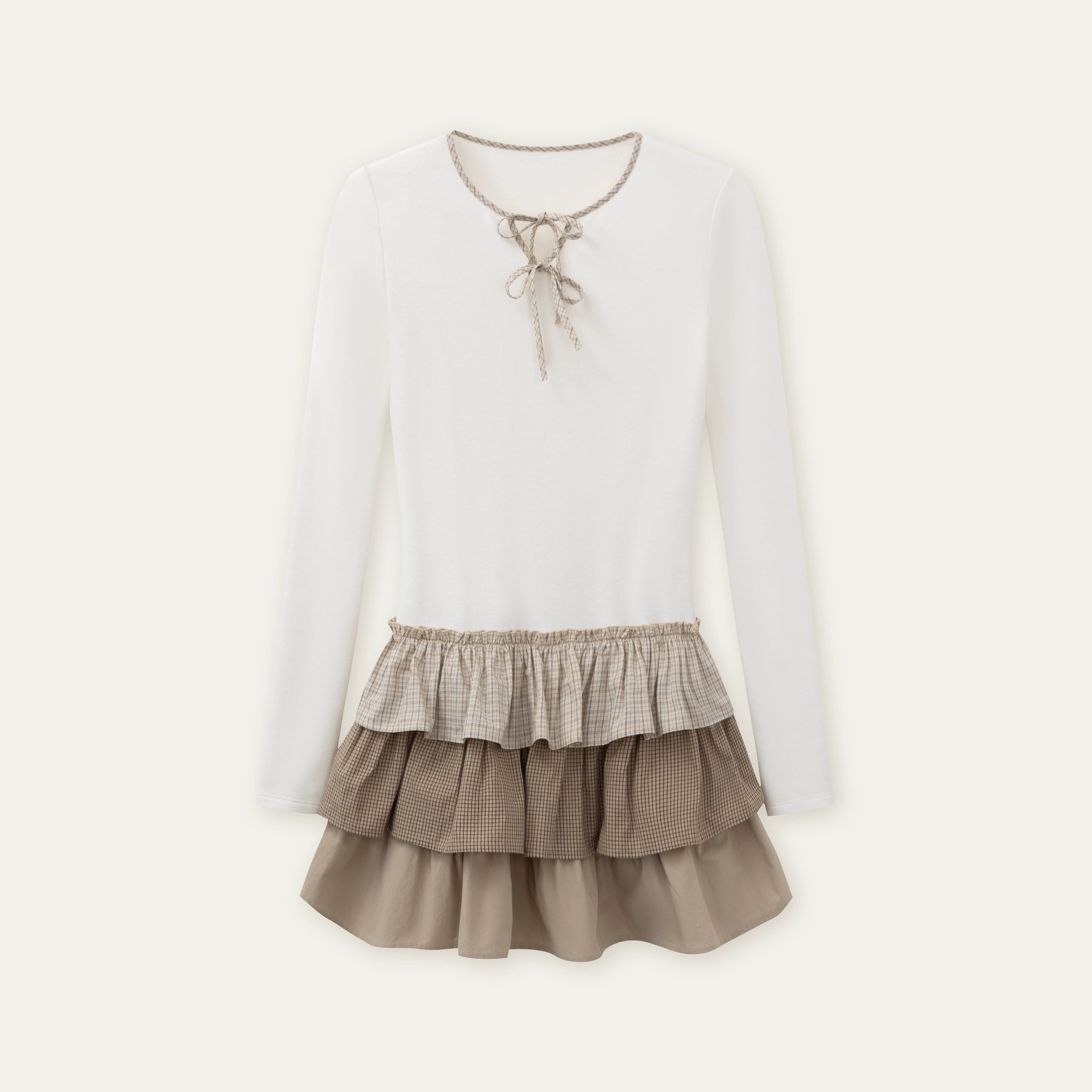 SunsetPark Vintage Knitted Patchwork Skirt