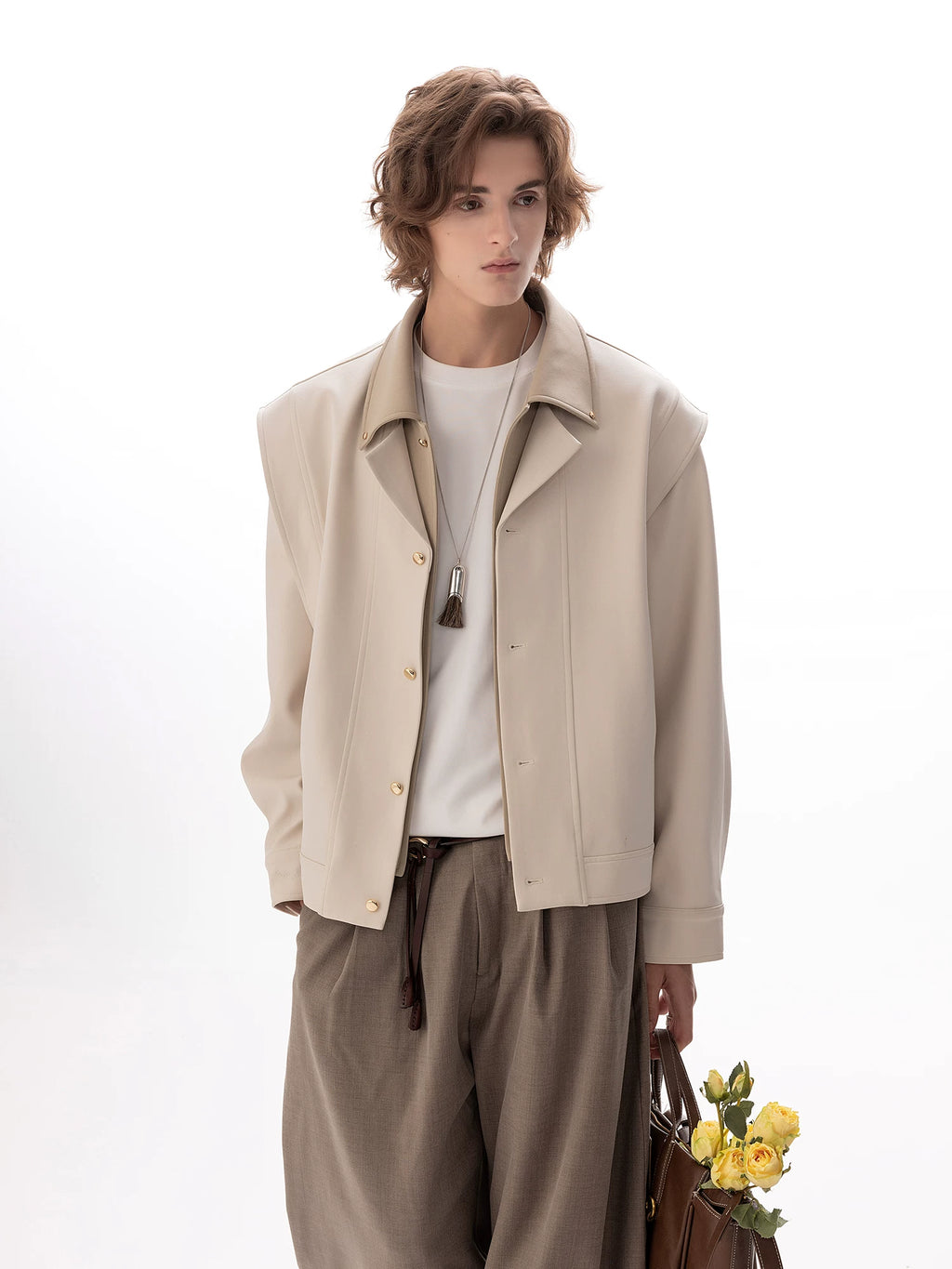 CHOR Retro Stiff Lapel Jacket