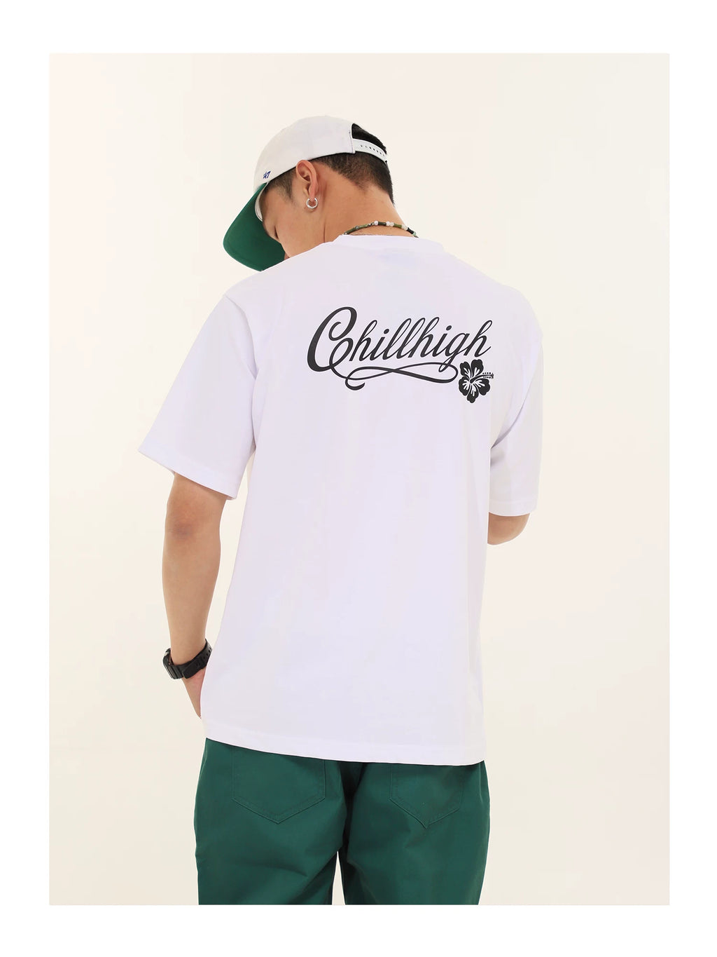 ChillHigh Loose Casual Crew Neck Tee
