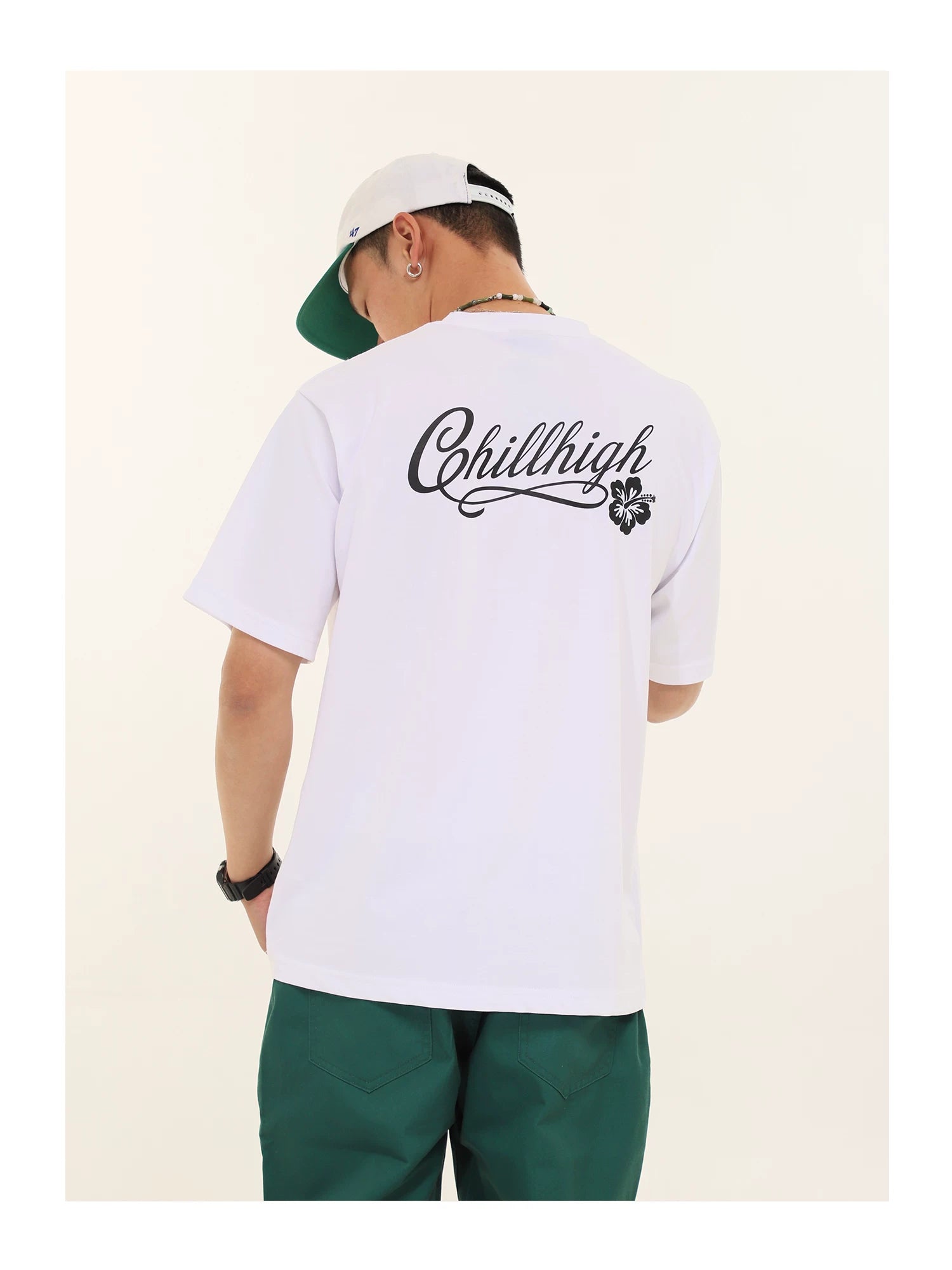 ChillHigh Loose Casual Crew Neck Tee