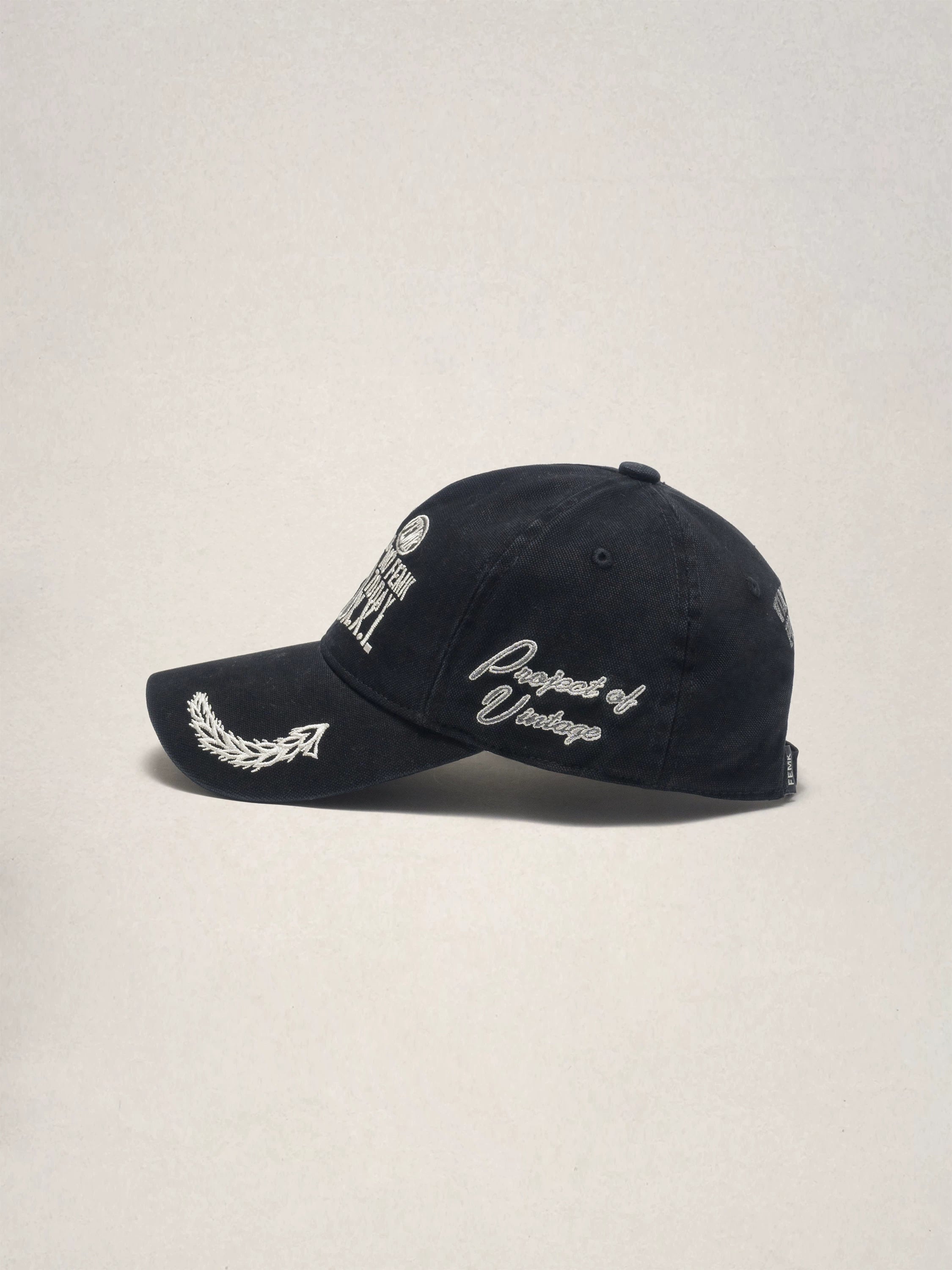 Fleamarket Vintage Alphabet Embroidered Cap