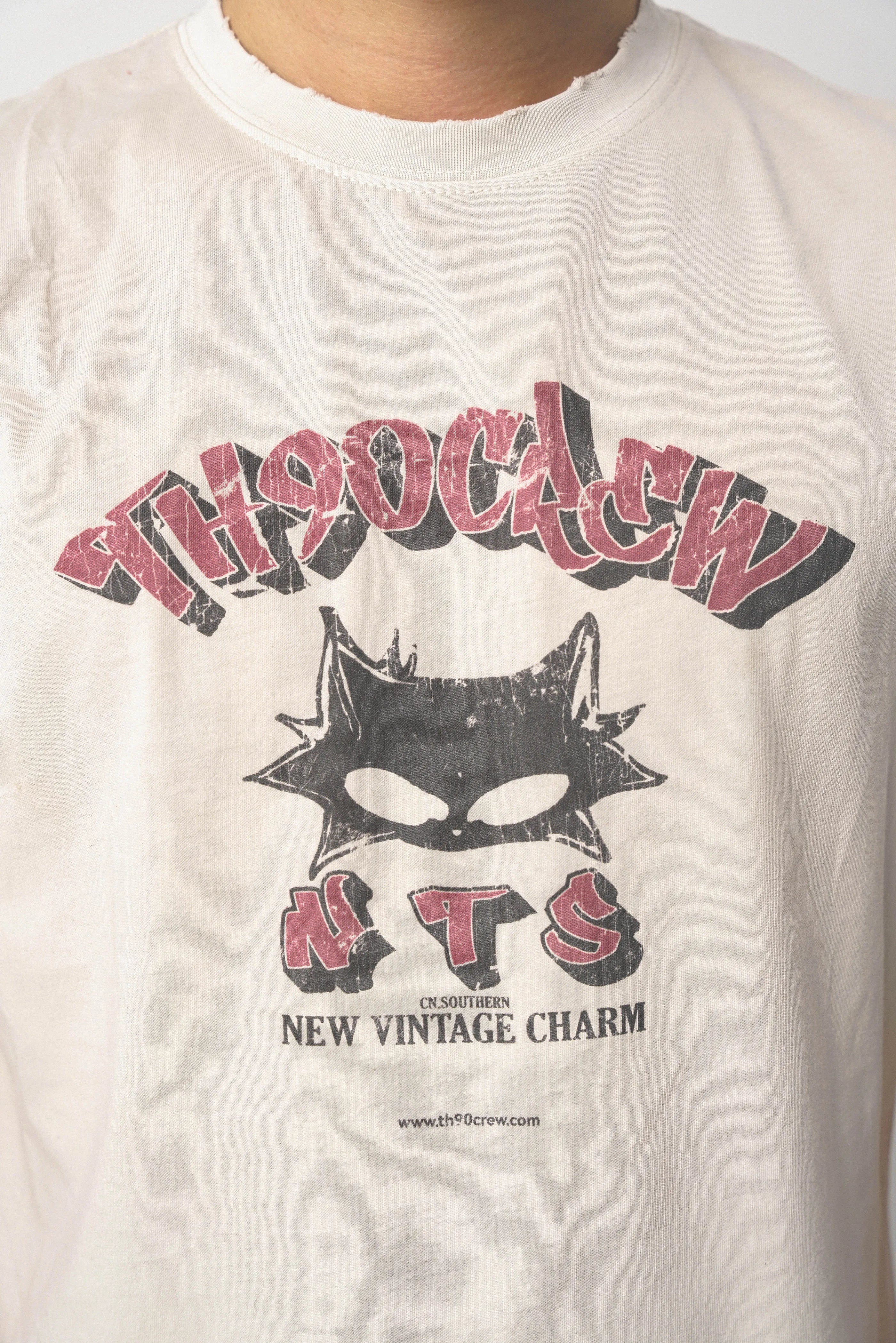 TH90 Cat Print Casual Tee