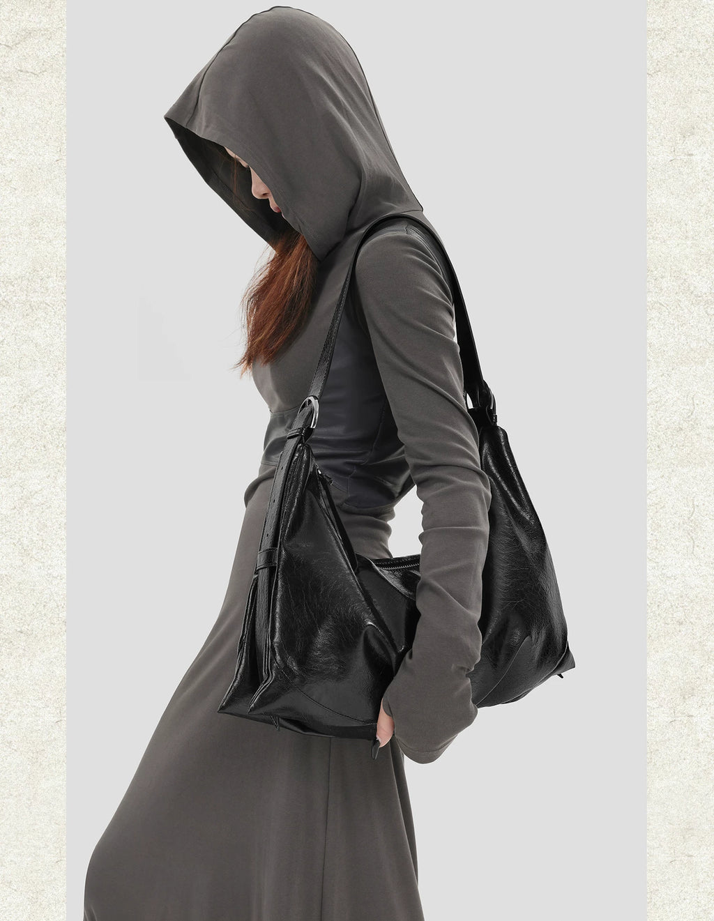 Msmountain Leather Versatile Large Capacity Tote Bag