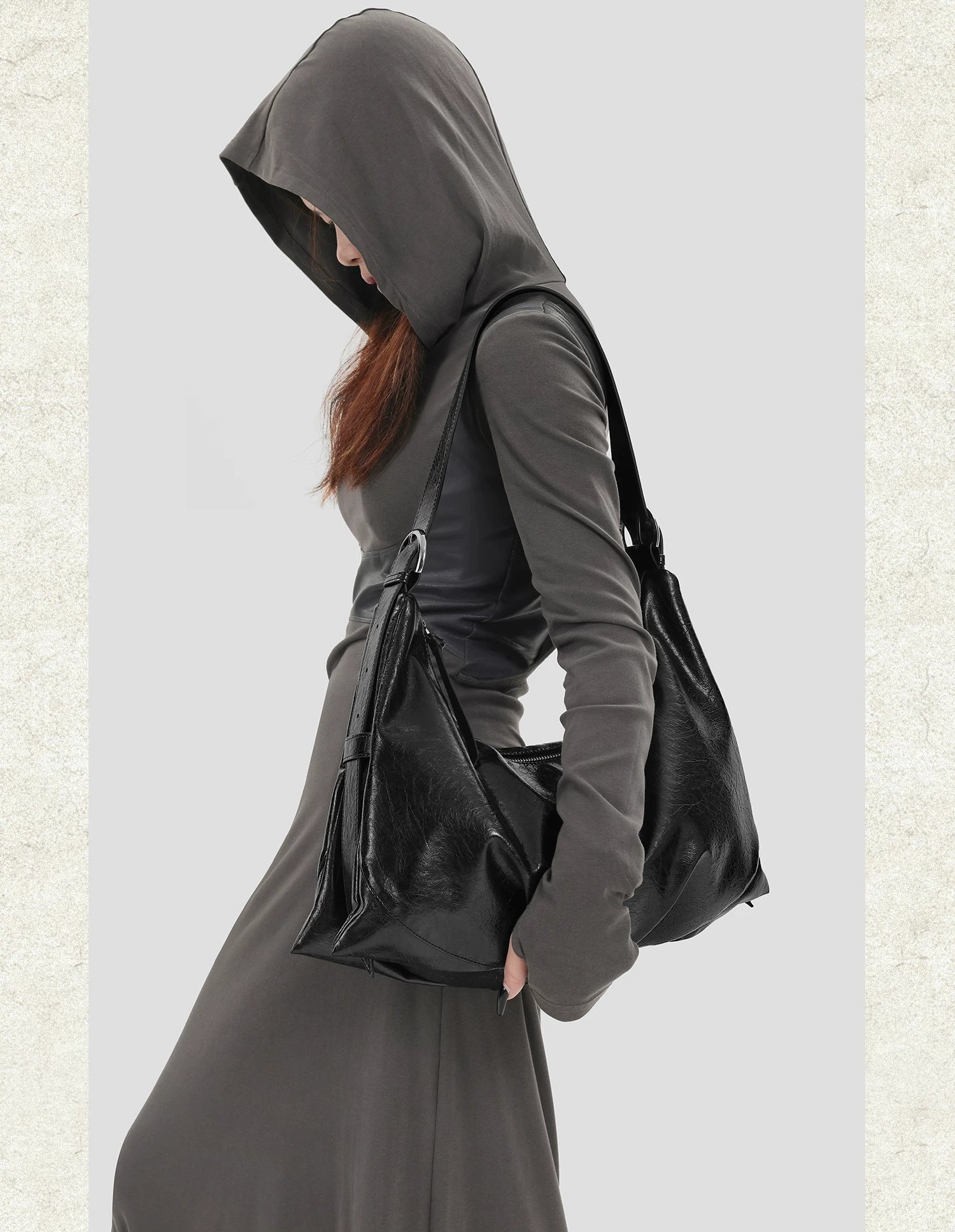 Msmountain Leather Versatile Large Capacity Tote Bag