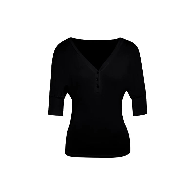 Audwyn V-neck Loose and Thin Tee