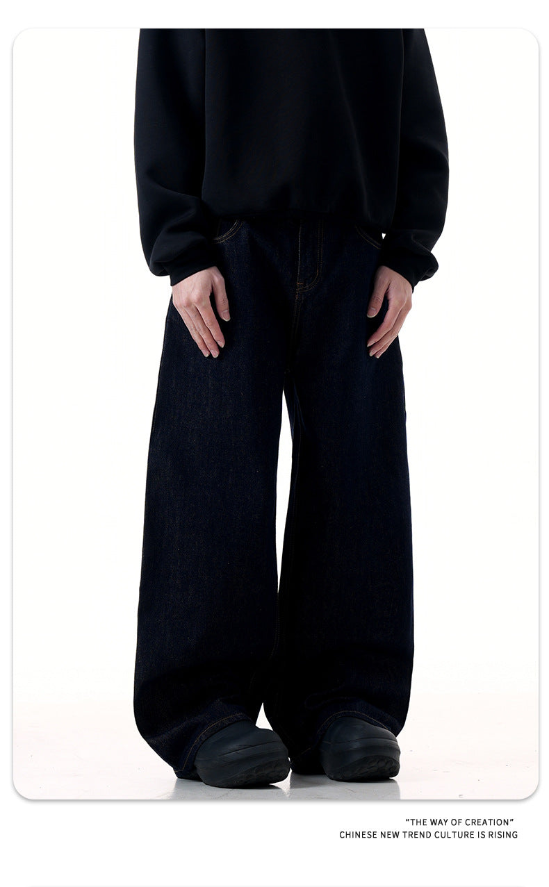 11KN Pleated Japanese Raw Denim Jeans