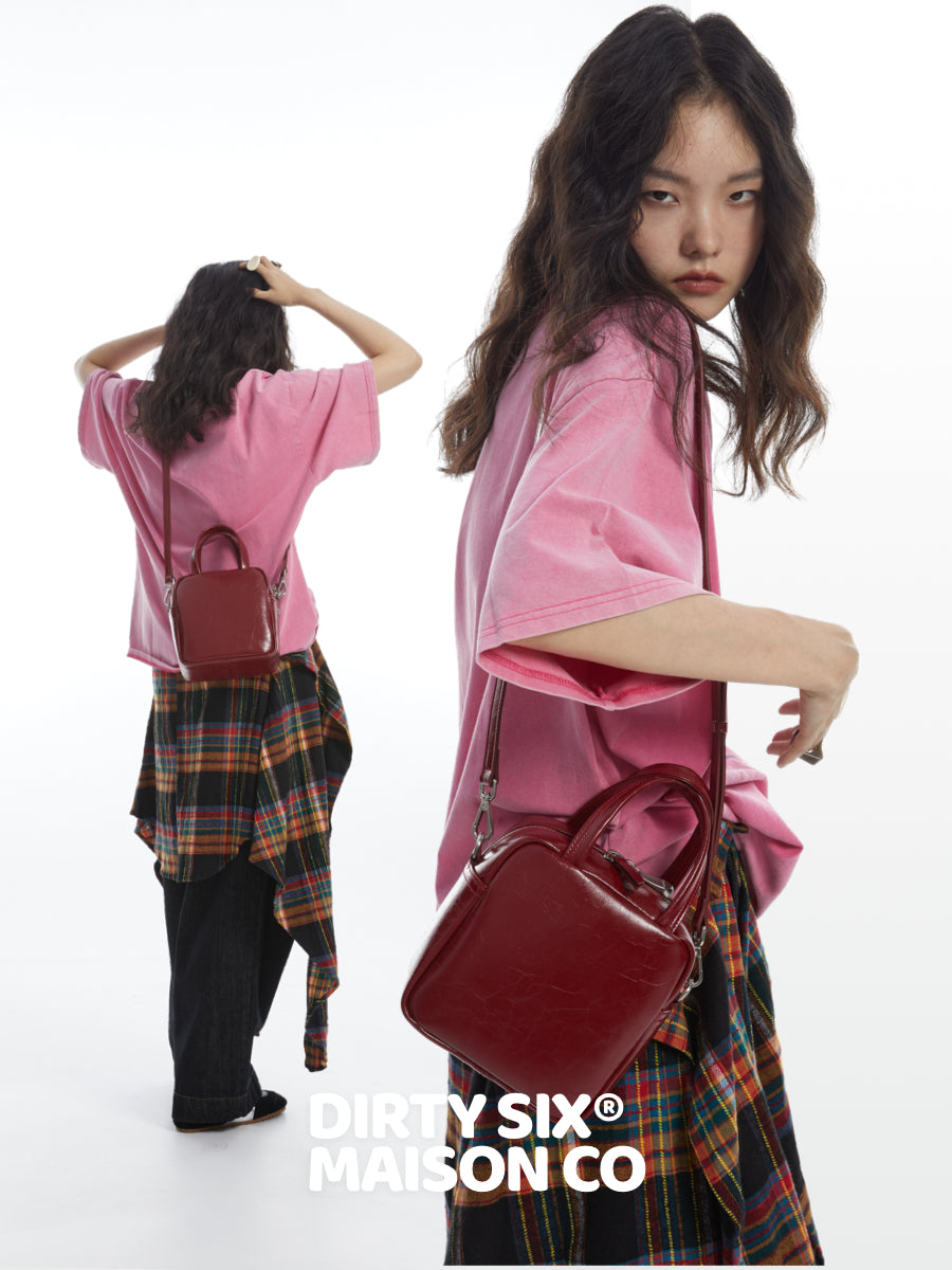 DirtySix Cow Split Leather cooperbag