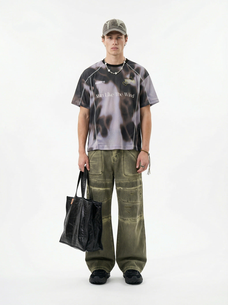 Inflation Breathable Printing Casual Tee
