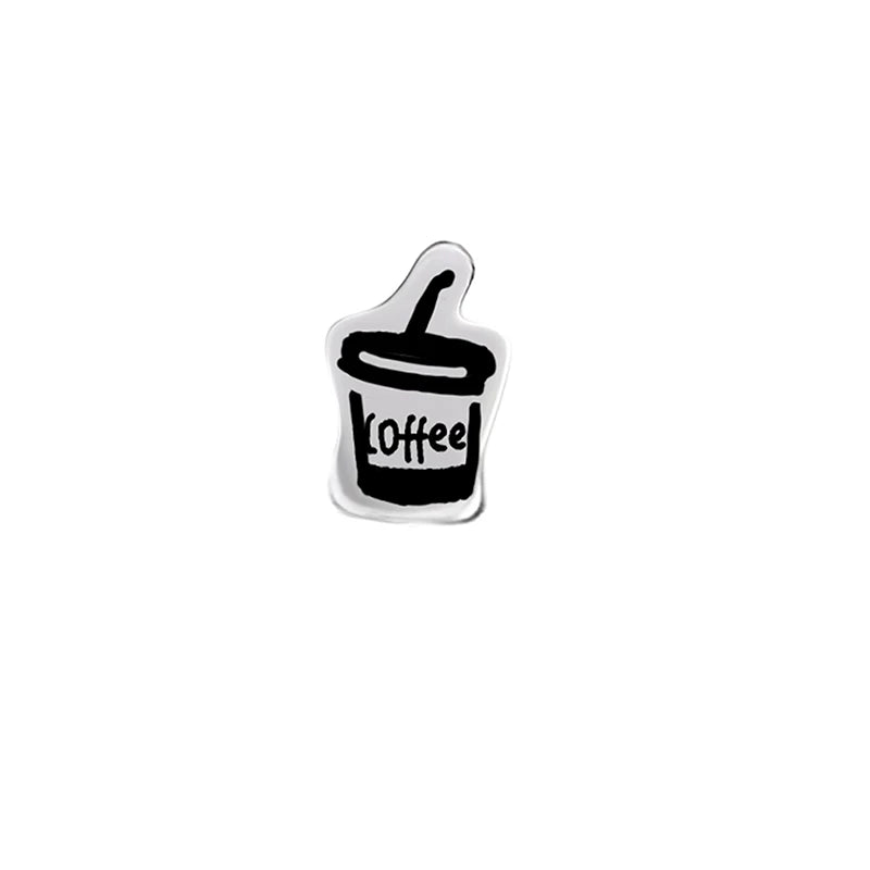 MASW Cute Working Cat Stud Earrings Fun Earrings