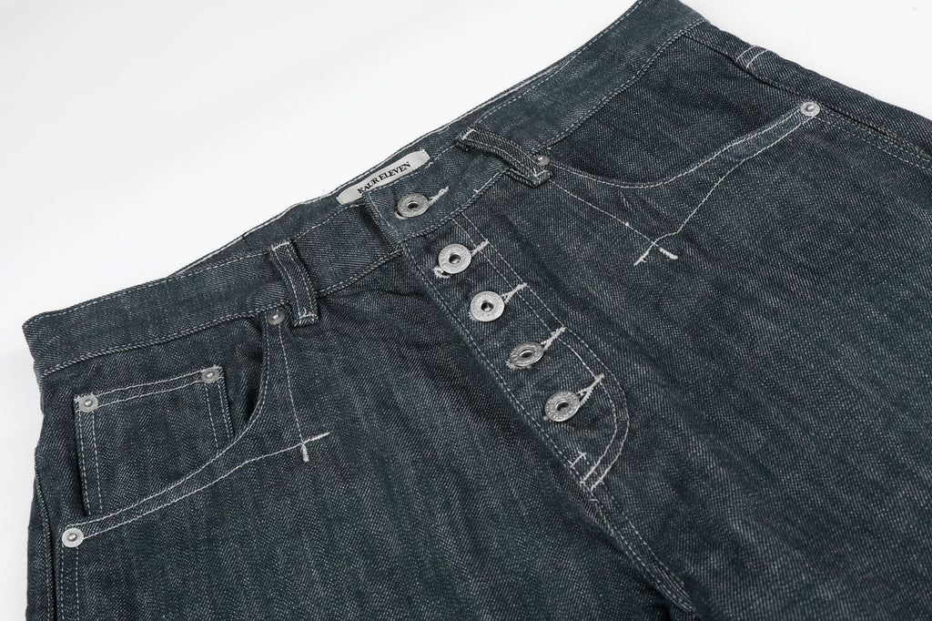 11KN Loose Five-button Versatile Jeans